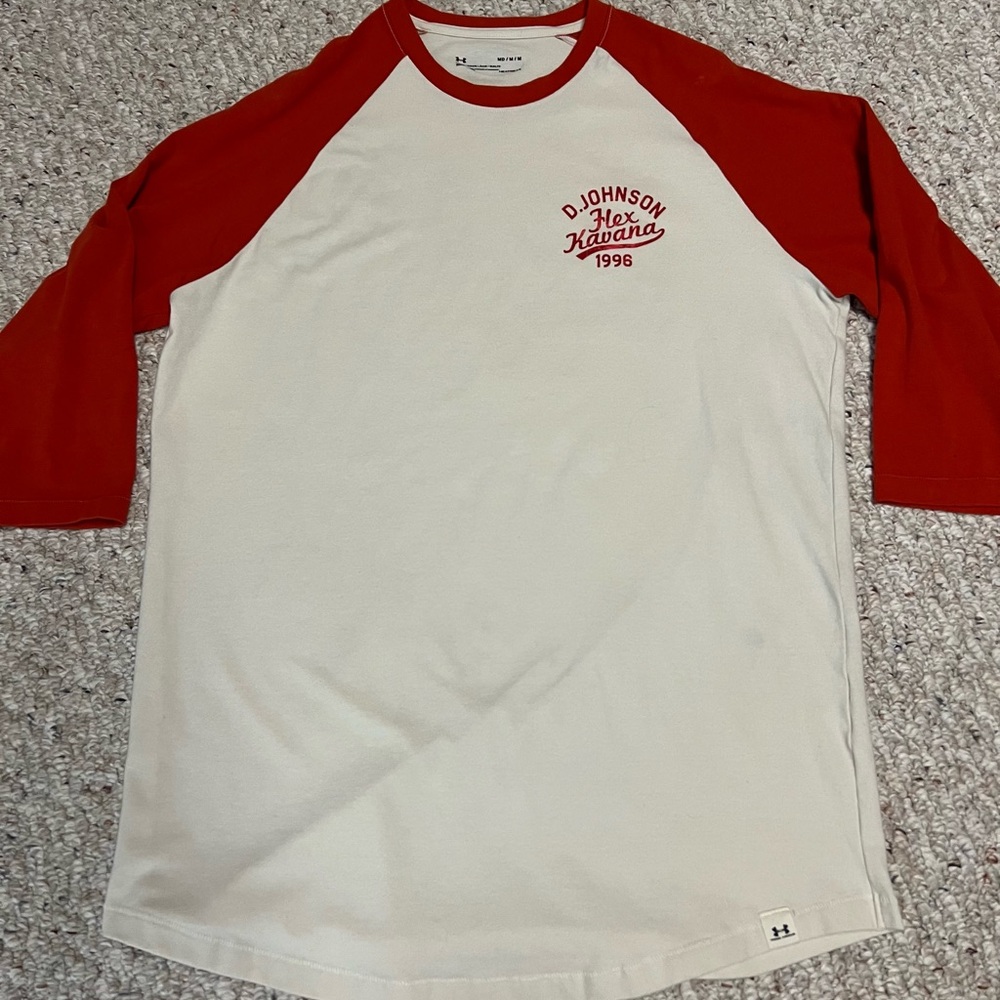 UA Project Rock Flex 3/4 shirt Medium NWOT